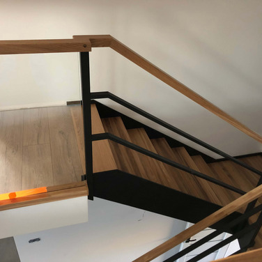 Nowoczesne schody drewniane Lubin