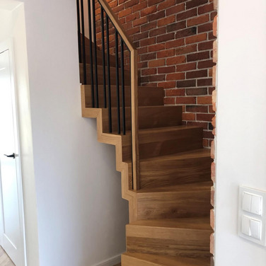 Nowoczesne schody drewniane Glogow